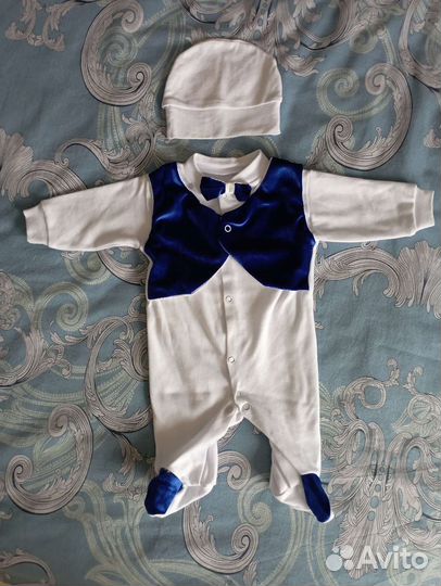 Конверт на выписку для мальчика зимний