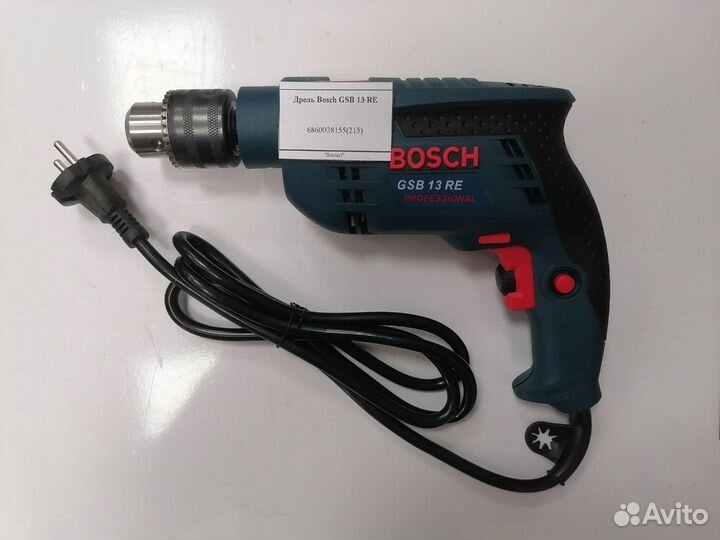 Дрель Bosch GSB 13 RE