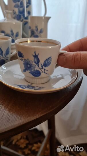 Сервиз ГДР для кофе. Винтаж СССР