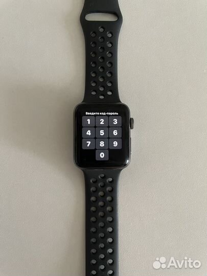 Часы apple watch 3 42mm nike