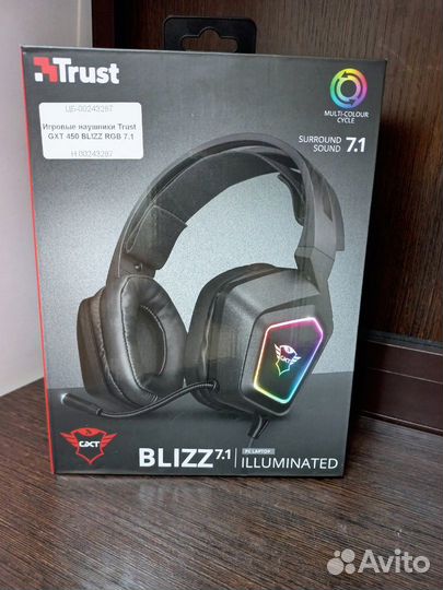 Проводная гарнитура Trust GXT 450 blizz