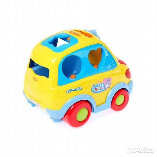 Машинка световые и звуковые эффекты, с сортером