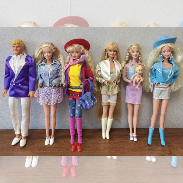Barbie Hollywood hair, Benetton, Feeling fun