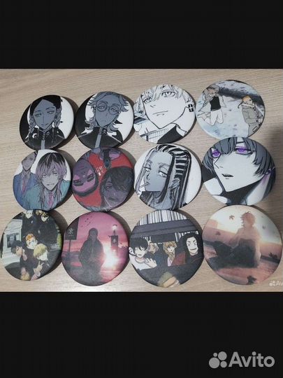 Значки с аниме токийские мстители