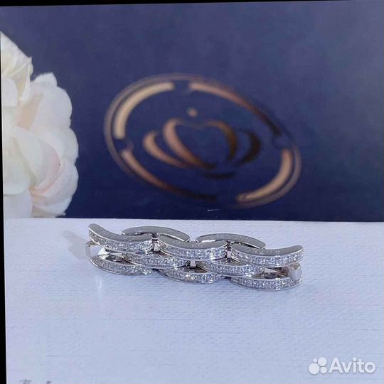 Кольцо Cartier Maillon Panthere из бел.золота 1,89ct