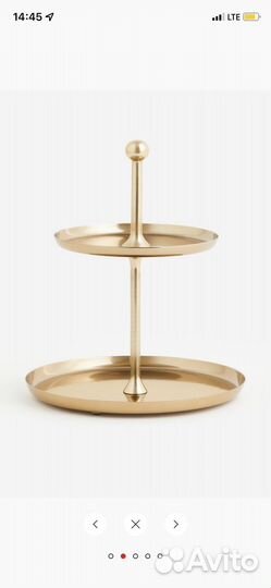 Фруктовница этажерка HM metal cake stand