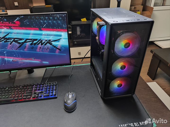 Игровой комп Intel 12100F+ RX6600 XT