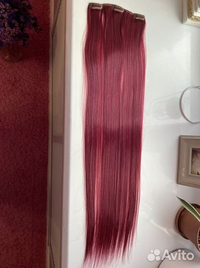 Волосы на заколках (трессы) 72 см