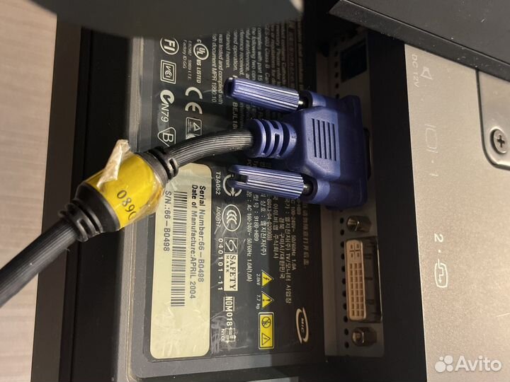 Монитор IBM thinkvision L180p