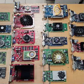 Видеокарты PCI-E рабочие