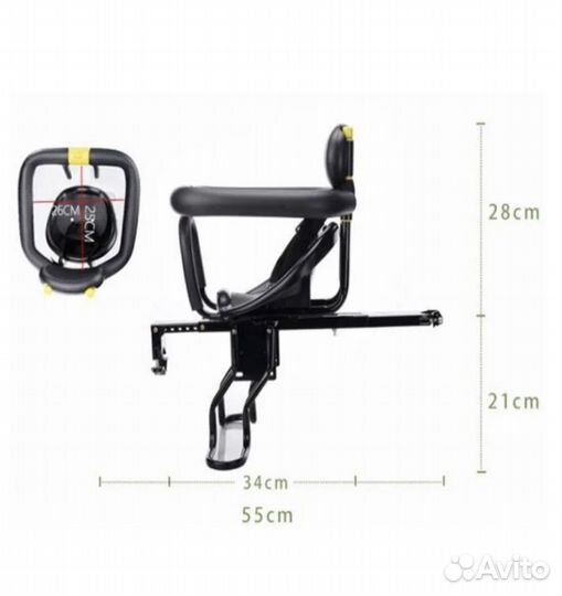 Детское велокресло (новое)