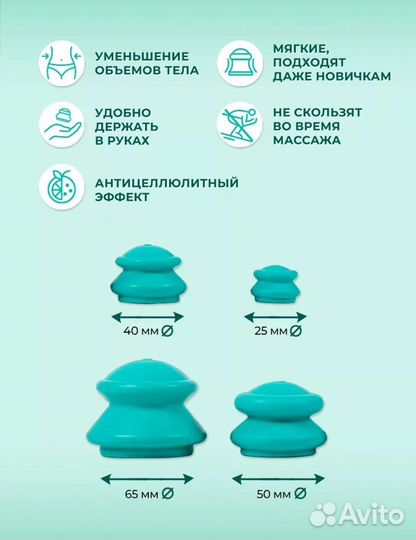 Резиновые чудо-банки для антицелюллитного массажа