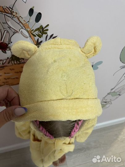 Детский махровый халат мишка togas kids