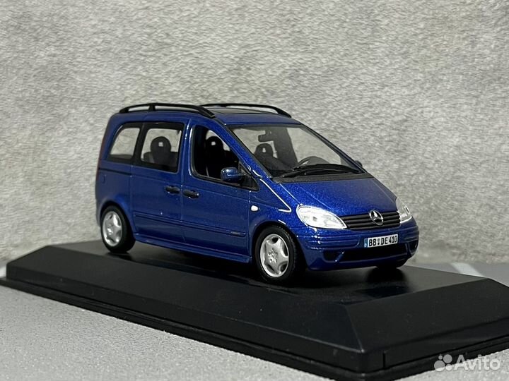 Редкая модель Mercedes Benz Vaneo 1:43 Minichamps