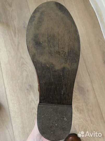 Кожаные сапоги