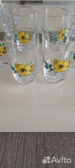 Стопки стекло ГДР 6шт