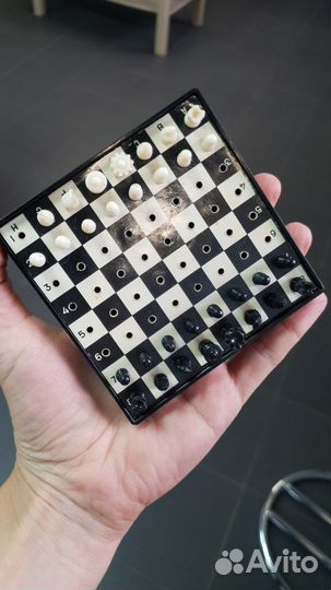 Шахматы дорожные карболит СССР