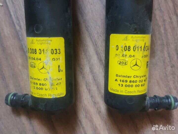 Омыватели фар к-т Mercedes a169