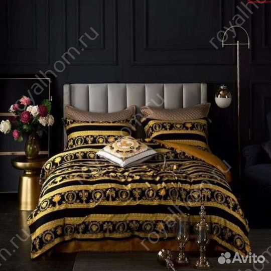 Постельное белье Евро Versace