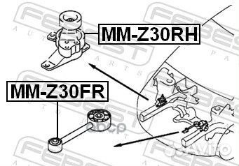 Опора двигателя MM-Z30FR MM-Z30FR Febest