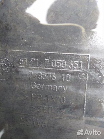 Воздуховод радиатора Bmw 525I E60 N52B25AF 2006