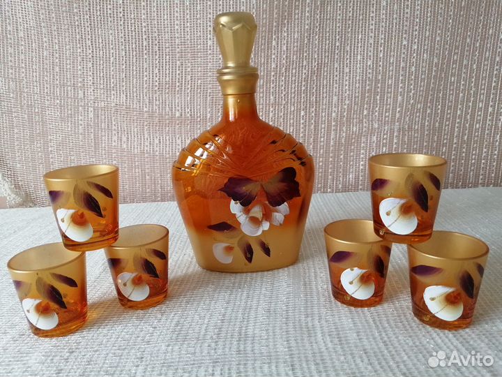 Графин и стопки набор новый