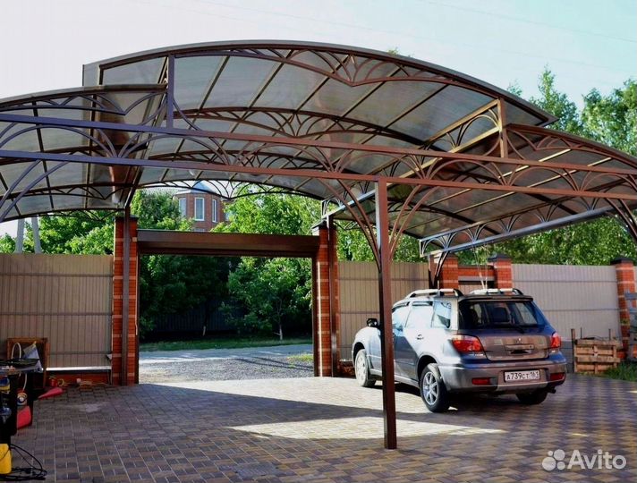 Навесы из поликарбоната от производителя