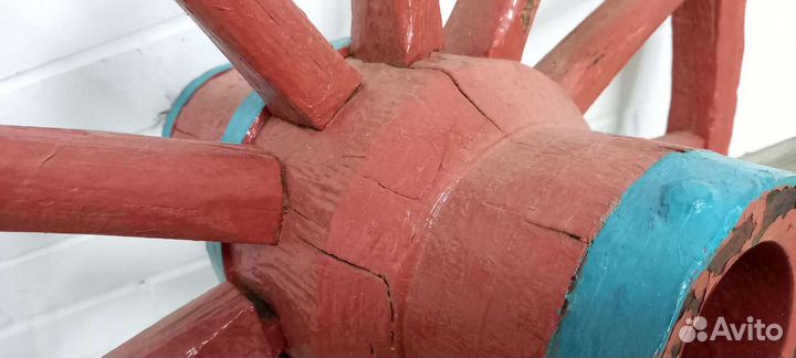 Колесо от телеги, старинное,из Башкирии
