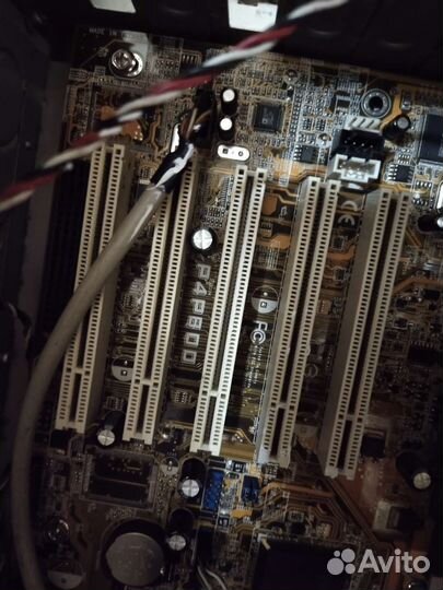 Материнская плата с процессором