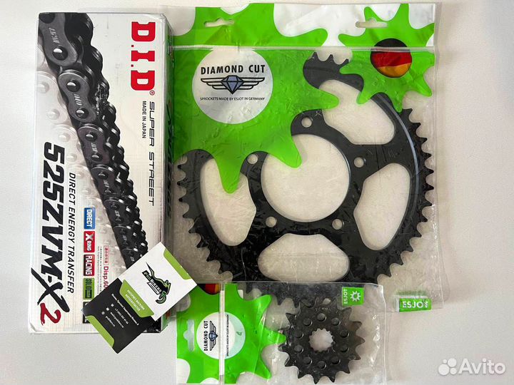 Цепь и звезды на BMW F650GS 2014-2017