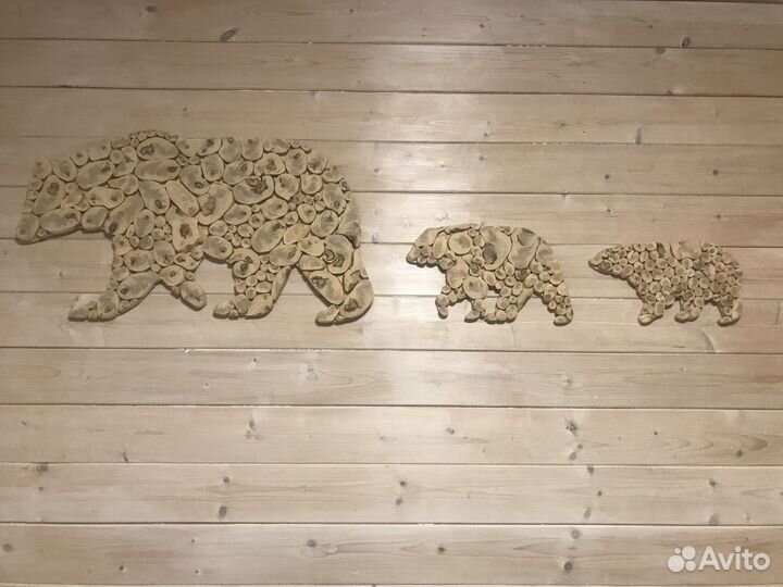 Панно из можжевельника