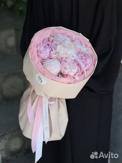 Цветы букеты пионы доставка