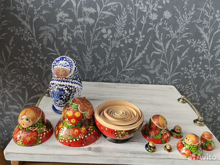 Матрешки из дерева