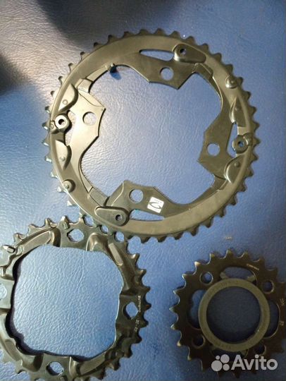 Передняя звезда 40/30/22 shimano m3000 MT300