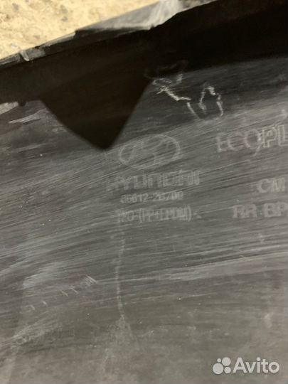 Юбка бампера задняя Hyundai Santa Fe 2006-2012