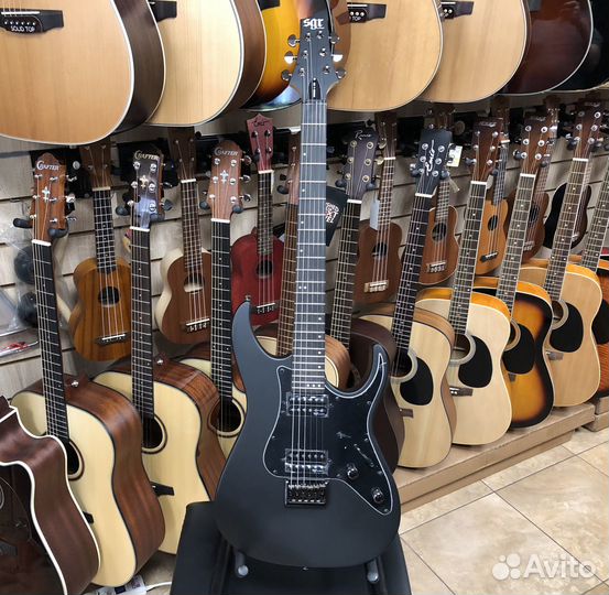 Электрогитара schecter SGR banshee-6 SBK с чехлом