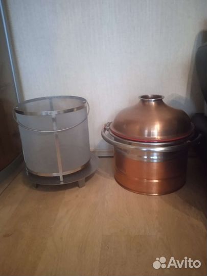 Бак медный для самогоноварения