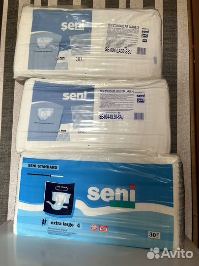 Памперсы для взрослых рамер 3,размер 4