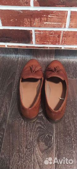 Качественные, кожаные мокасины бренд 