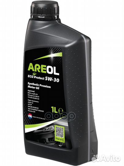 Areol ECO Protect 5W30 (1L) масло моторное син