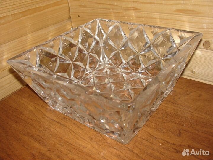 Хрустальная посуда фруктовницы кувшины винтаж