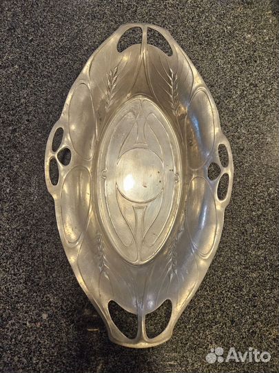 Тарелка блюдо винтаж арнуво модерн