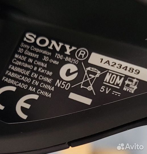 3D очки sony