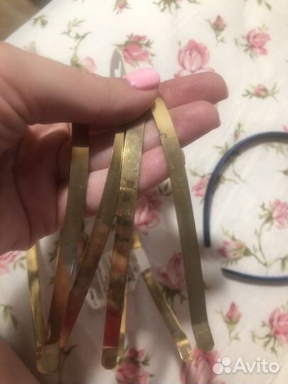 Заготовки для ободков для волос металлические 7 мм