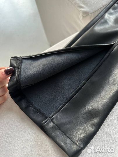 Брюки кожаные Loro Piano