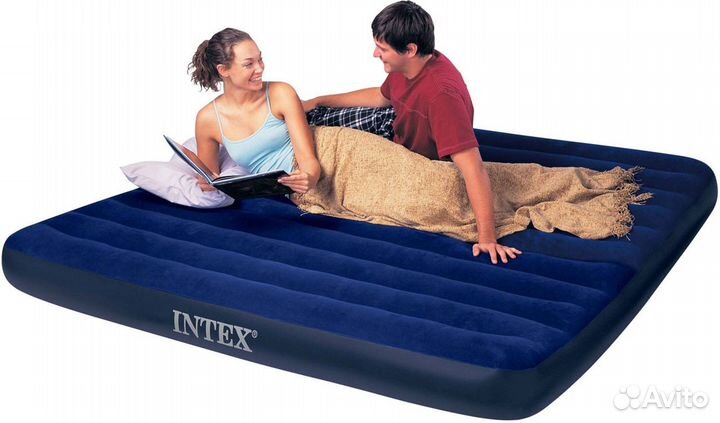 Матрас надувной 183х203х25 см (64755) intex