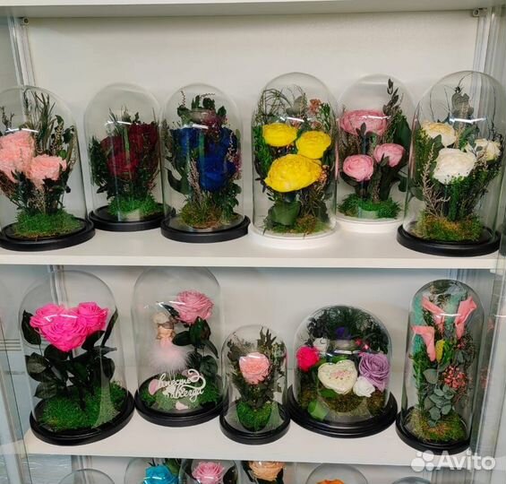 Роза. Пион. Композиция в колбе. Подарки, от