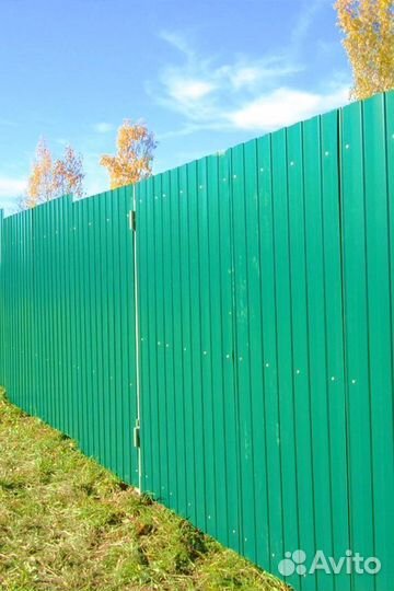 Забор из профнастила