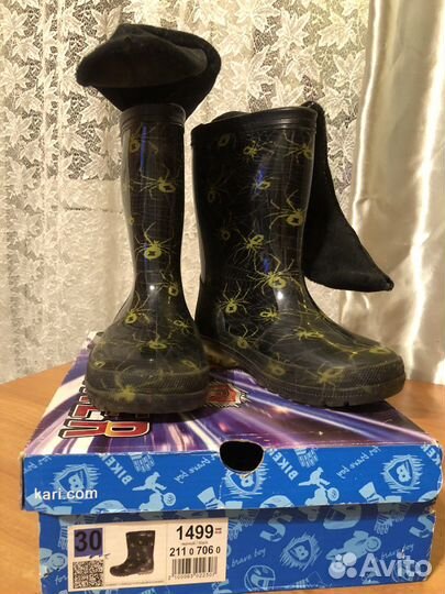 Сапоги резиновые 30размер