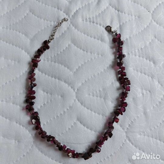 Бусики из граната
